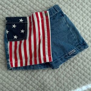Vintage Guess Flag Skort